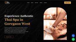 Thai Spa & Wellness Website