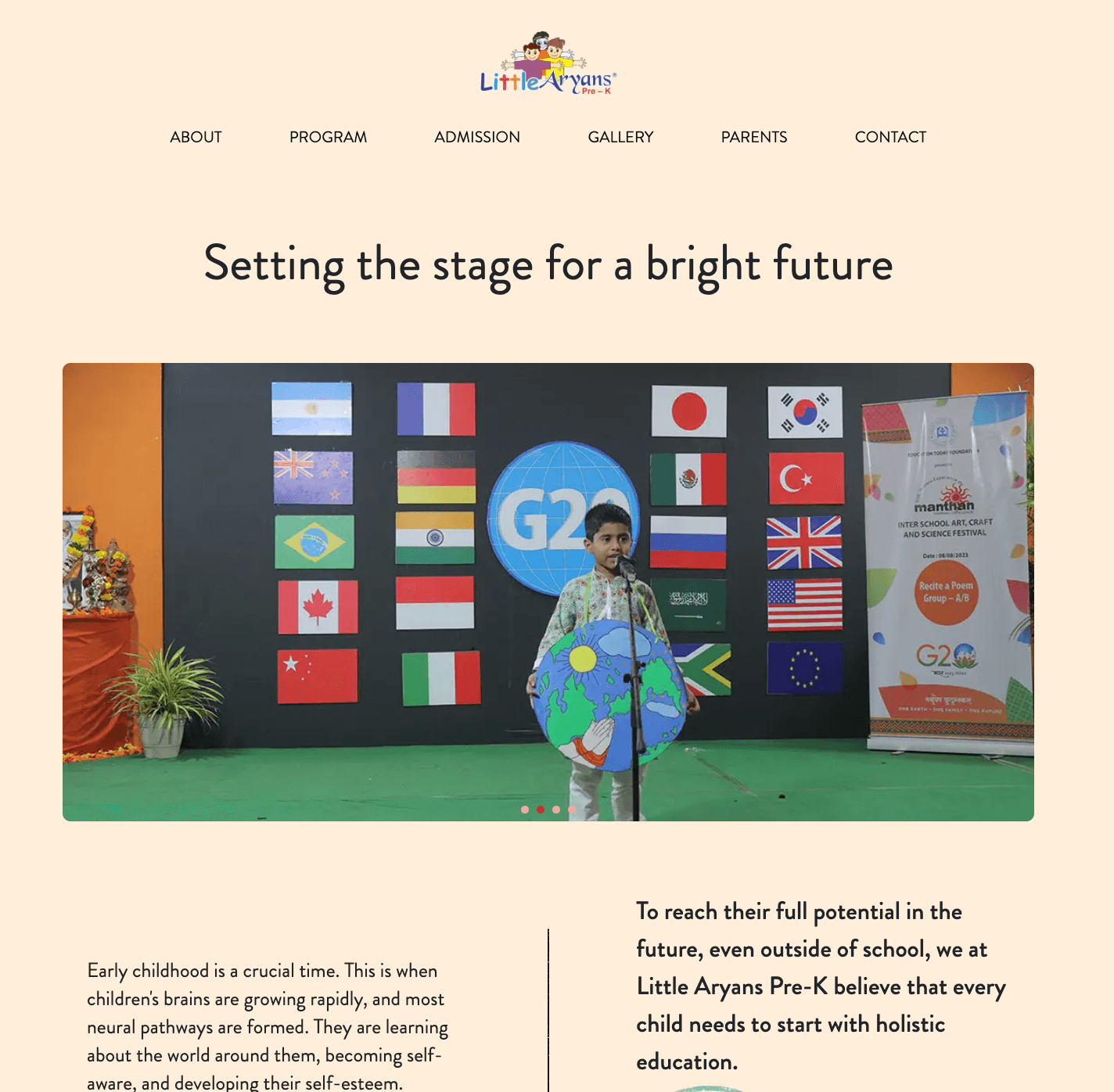 Pre-School Web App
