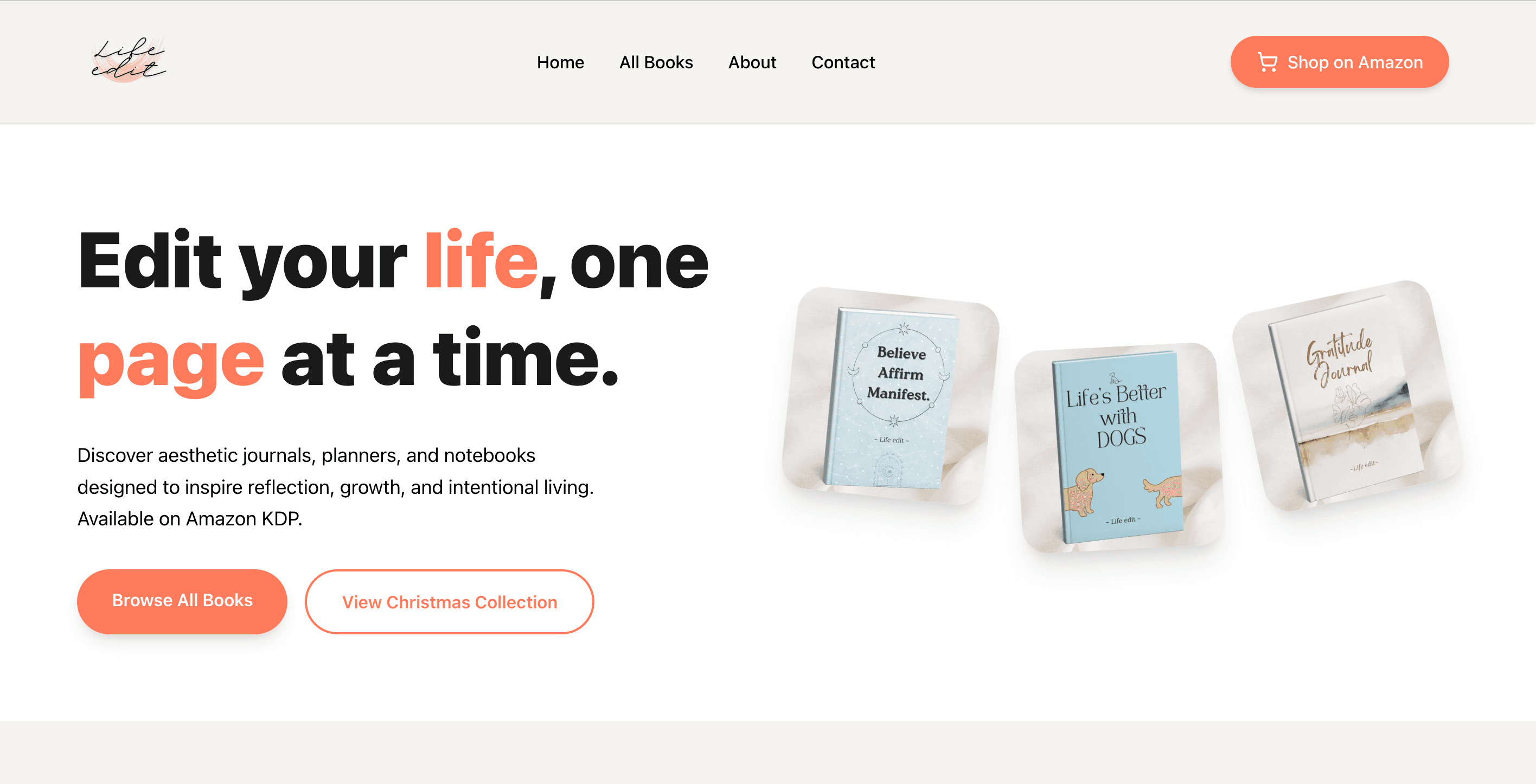 LifeEdit E-commerce Store
